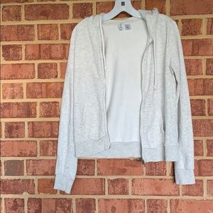 Zippered hoodie